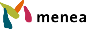 Het logo van Menea